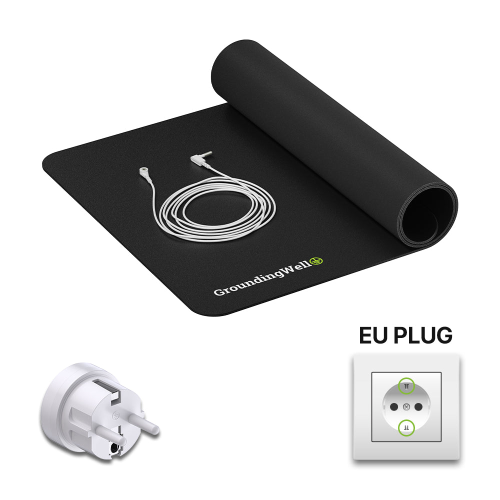 Grounding Mat with Plug and Adapter